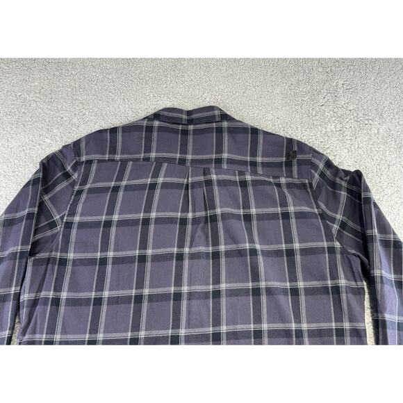 SULLEN Craft COLLECTIVE BUTTON-UP FLANNEL SHIRT Grey Black Men Size XL - Picture 10 of 16